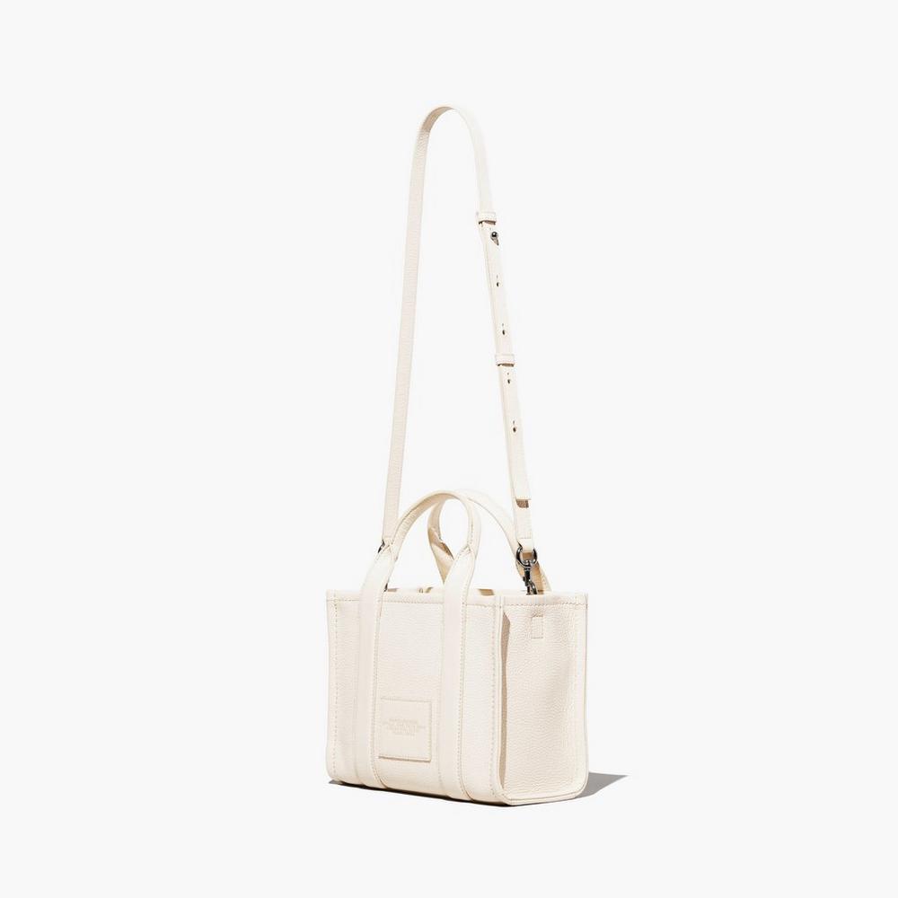 Marc Jacobs Leather Women's Mini Bag Cotton / Silver  Australia |  CEG-032984