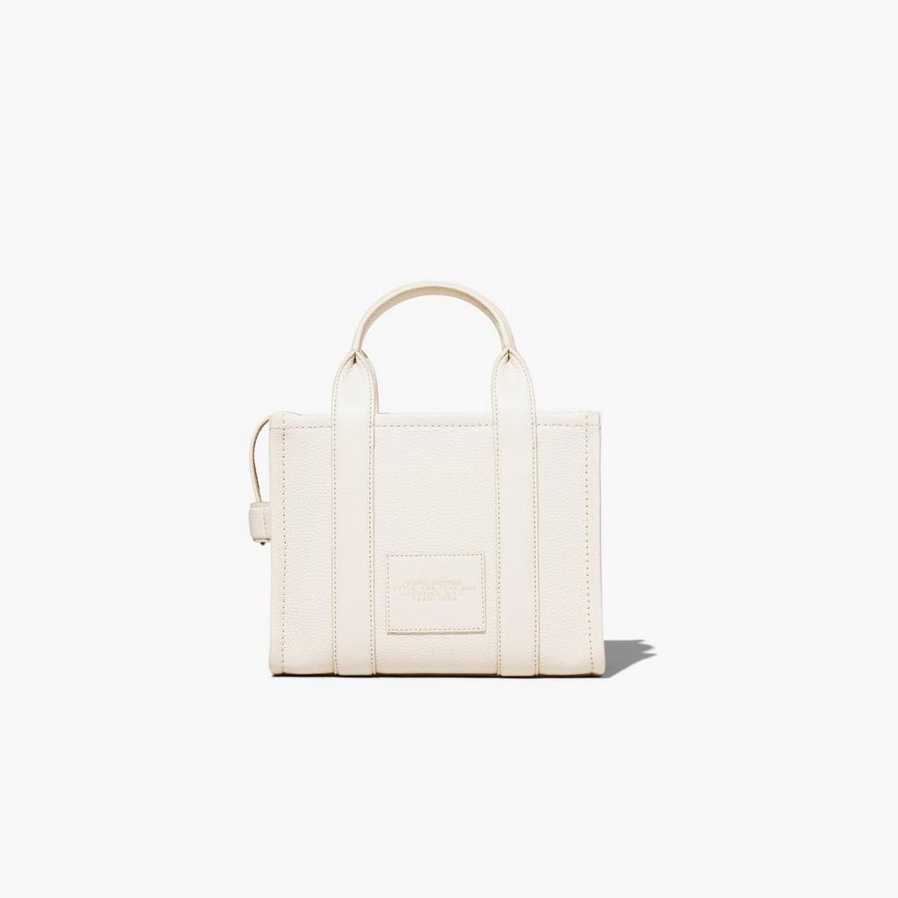 Marc Jacobs Leather Women's Mini Bag Cotton / Silver  Australia |  CEG-032984