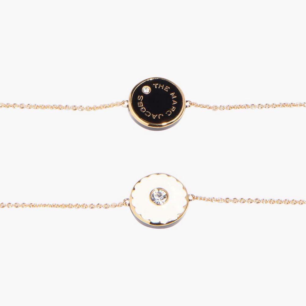 Marc Jacobs Medallion Women's Bracelet Cream / Gold  Australia |  NYG-029346