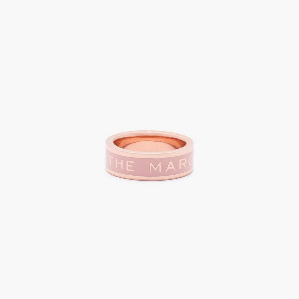 Marc Jacobs Medallion Women\'s Ring Sand / Rose Gold  Australia |  SNR-215870