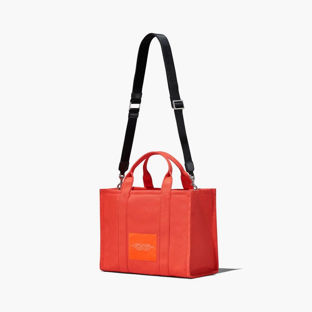 Marc Jacobs Medium Women's Tote Bag Electric Orange  Australia |  GXT-190524