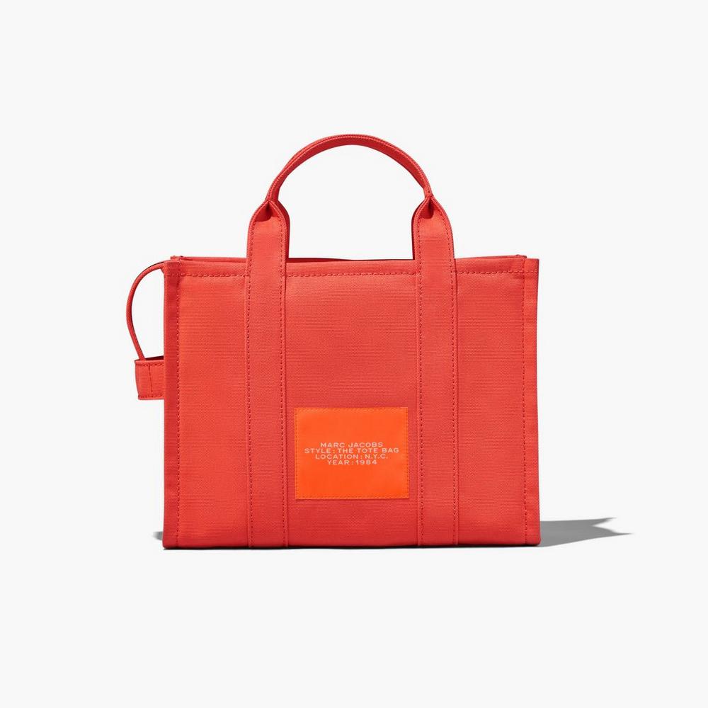 Marc Jacobs Medium Women's Tote Bag Electric Orange  Australia |  GXT-190524