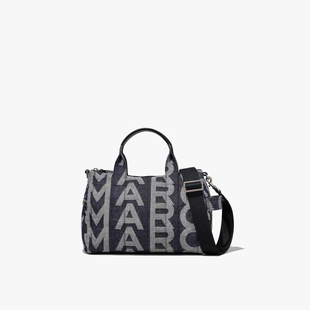 Marc Jacobs Monogram Denim Women\'s Duffle Bag Denim Blue  Australia |  DPC-160359