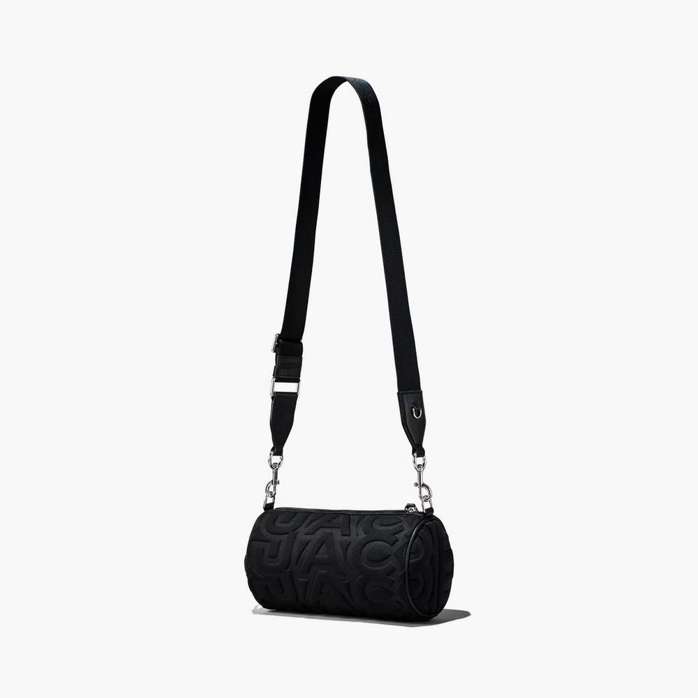 Marc Jacobs Monogram Neoprene Women's Crossbody Bags Black  Australia |  ADG-439528