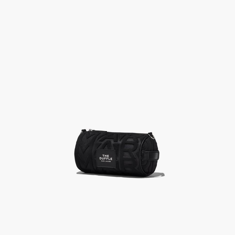 Marc Jacobs Monogram Neoprene Women's Duffle Bag Black  Australia |  XHF-064792