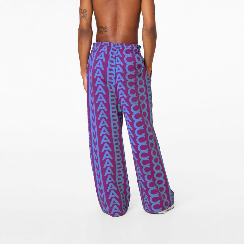 Marc Jacobs Monogram Oversized Sweatpants Women's Pant Purple / Blue  Australia |  ODT-578612