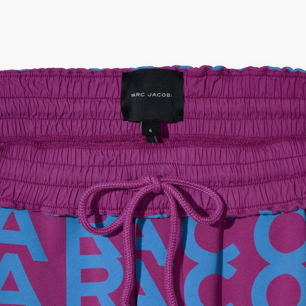 Marc Jacobs Monogram Oversized Sweatpants Women's Pant Purple / Blue  Australia |  ODT-578612