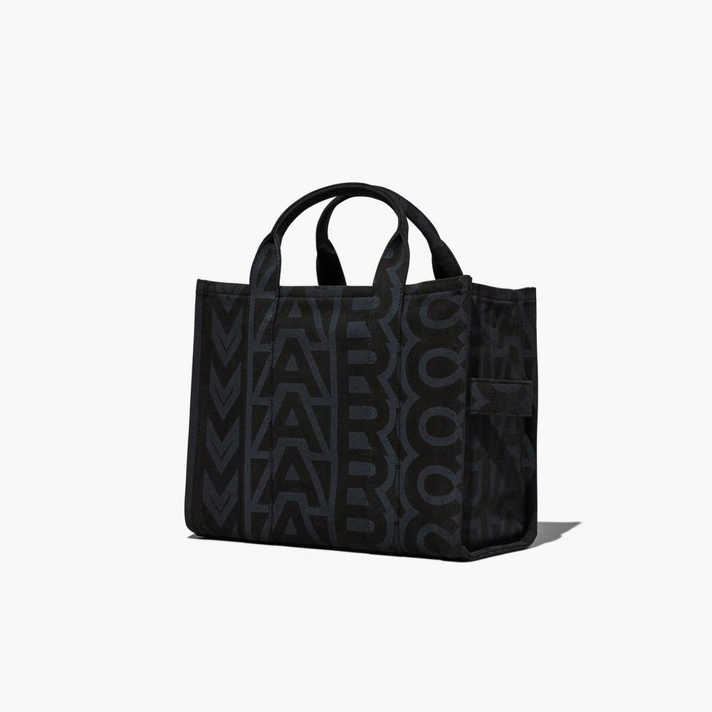 Marc Jacobs Outline Monogram Medium Women's Tote Bag Black Multicolor  Australia |  EHT-046527