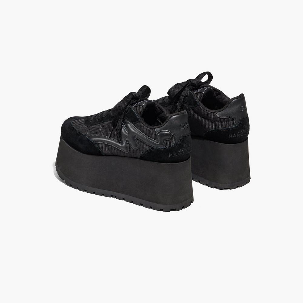 Marc Jacobs Platform Jogger Women's Sneakers Black  Australia |  CFB-295678