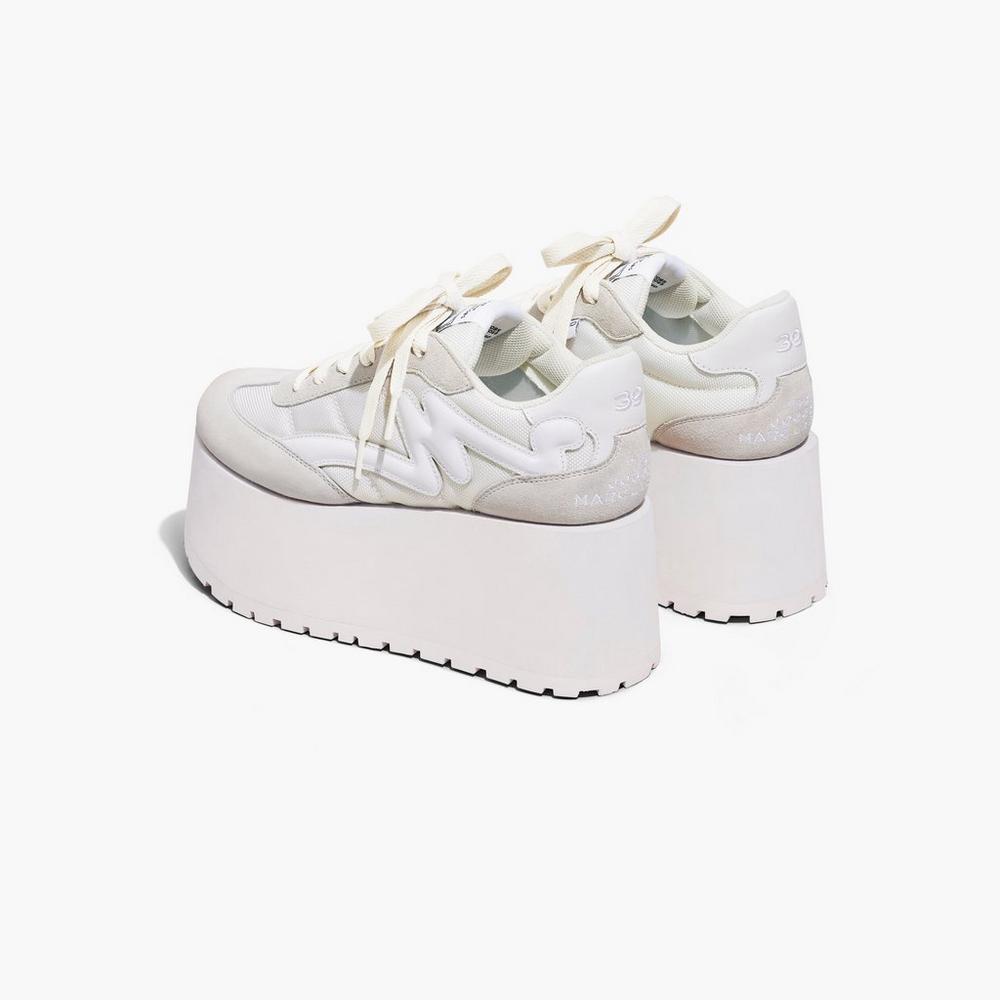 Marc Jacobs Platform Jogger Women's Sneakers White  Australia |  ZIW-168249