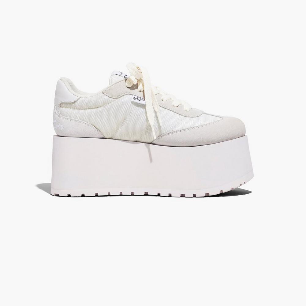 Marc Jacobs Platform Jogger Women's Sneakers White  Australia |  ZIW-168249