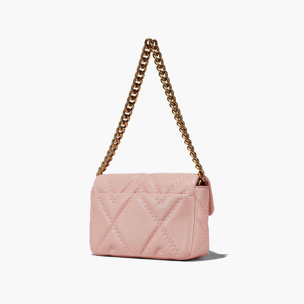 Marc Jacobs Quilted Leather J Marc Women's Shoulder Bag Rose  Australia |  JFH-789346