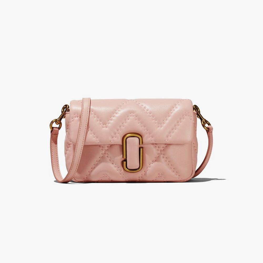 Marc Jacobs Quilted Leather J Marc Women's Shoulder Bag Rose  Australia |  JFH-789346