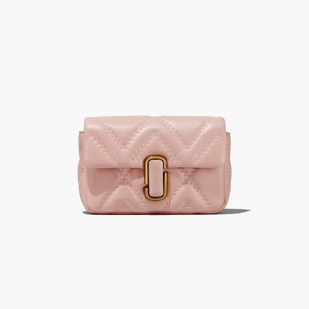 Marc Jacobs Quilted Leather J Marc Women's Shoulder Bag Rose  Australia |  JFH-789346