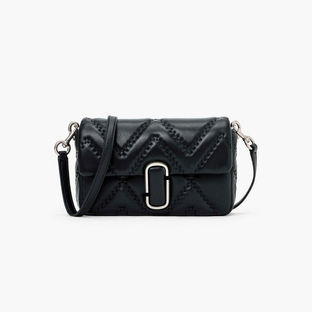 Marc Jacobs Quilted Leather J Marc Women's Shoulder Bag Black  Australia |  KDH-935074