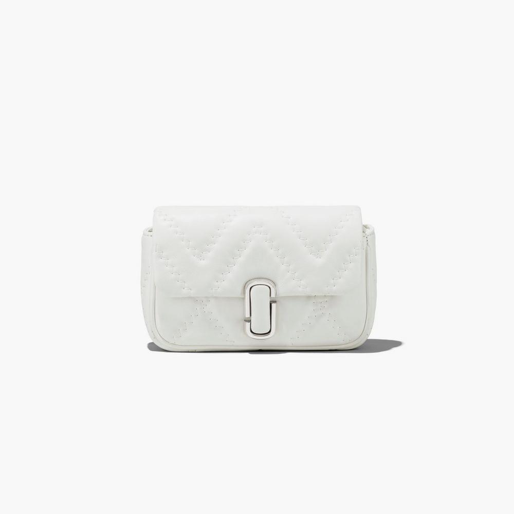 Marc Jacobs Quilted Leather J Marc Women's Mini Bag Cotton White  Australia |  MID-923854