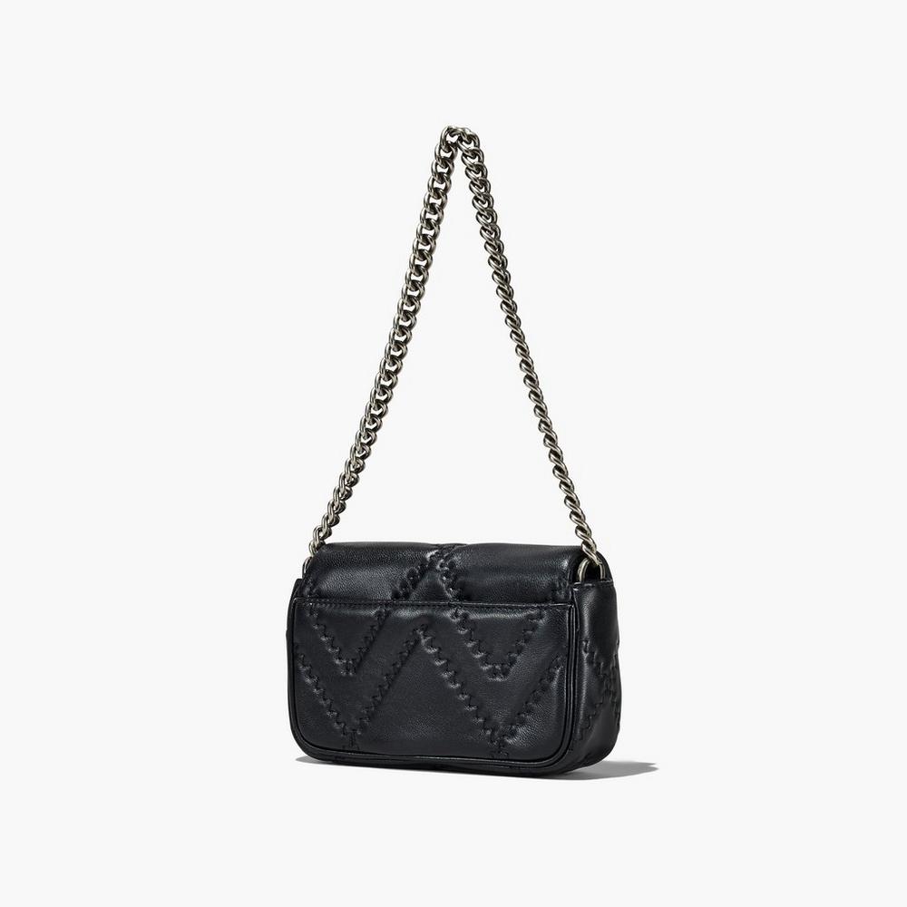 Marc Jacobs Quilted Leather J Marc Women's Mini Bag Black  Australia |  YHS-794632