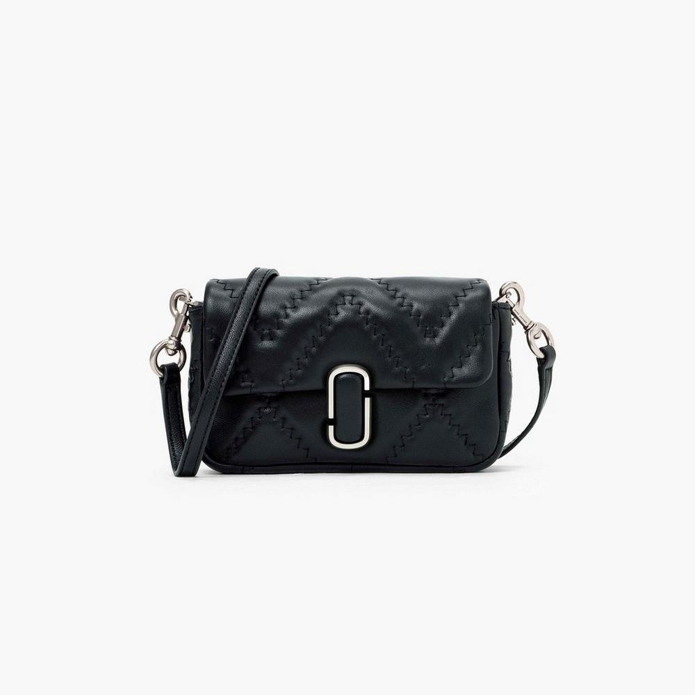 Marc Jacobs Quilted Leather J Marc Women's Mini Bag Black  Australia |  YHS-794632