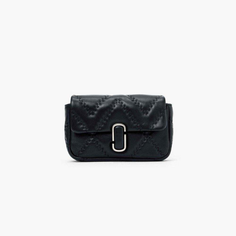 Marc Jacobs Quilted Leather J Marc Women's Mini Bag Black  Australia |  YHS-794632