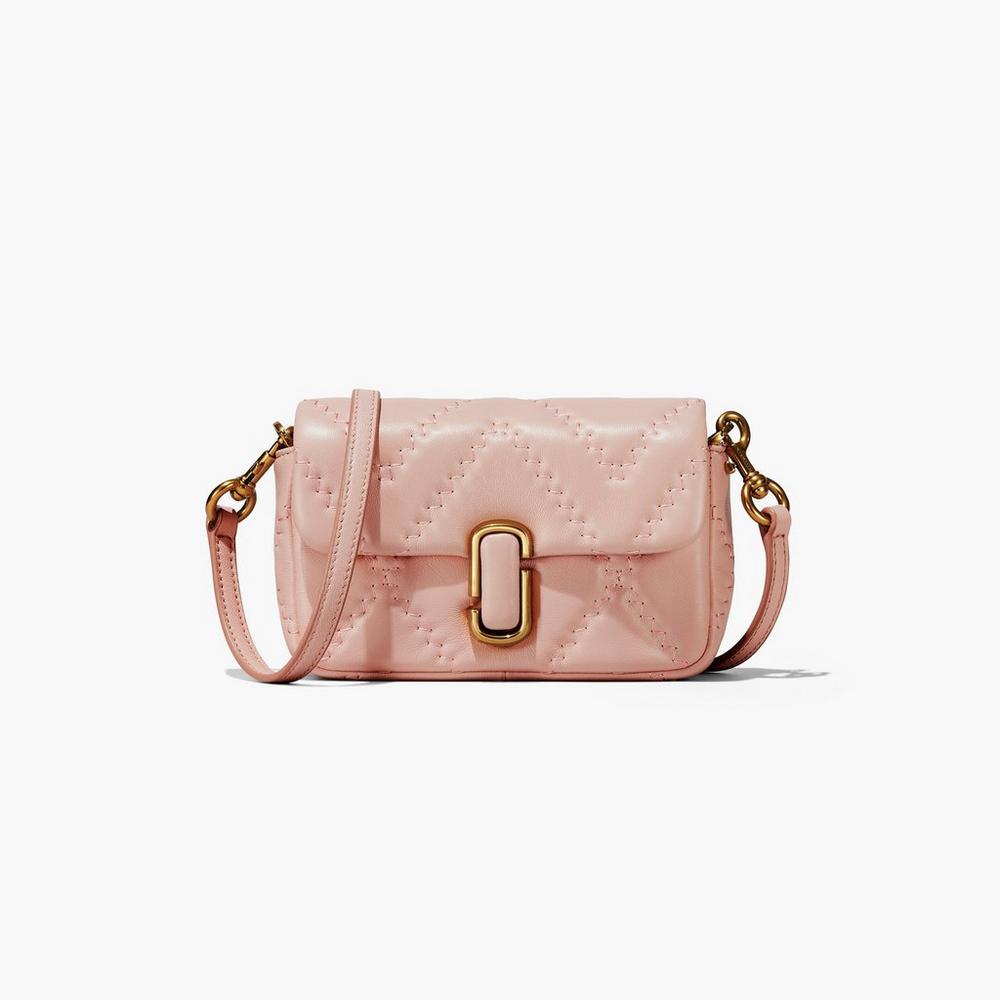 Marc Jacobs Quilted Leather J Marc Women's Mini Bag Rose  Australia |  YON-642308