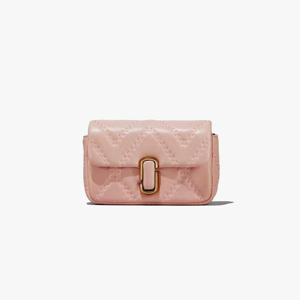 Marc Jacobs Quilted Leather J Marc Women's Mini Bag Rose  Australia |  YON-642308