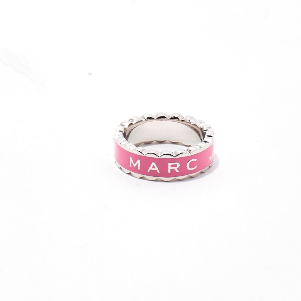 Marc Jacobs Scallop Medallion Women's Ring Candy Pink / Silver  Australia |  EDY-872915