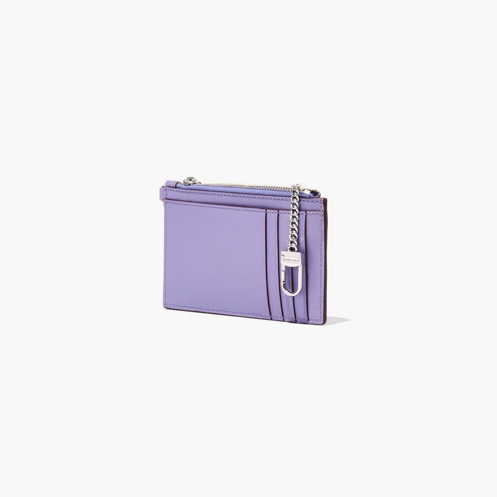 Marc Jacobs Slim 84 Top Zip Wristlet Women's Small Wallets Daybreak Purple  Australia |  IJW-094761