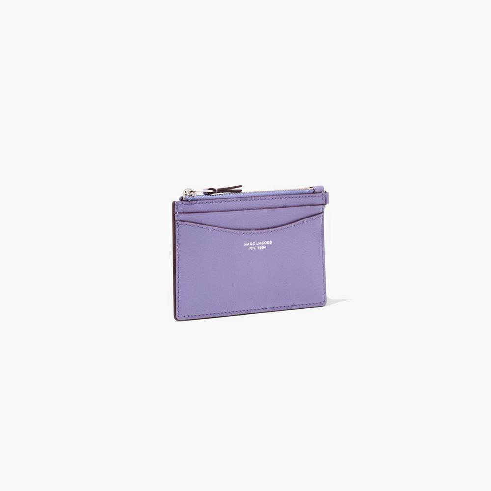 Marc Jacobs Slim 84 Top Zip Wristlet Women's Small Wallets Daybreak Purple  Australia |  IJW-094761