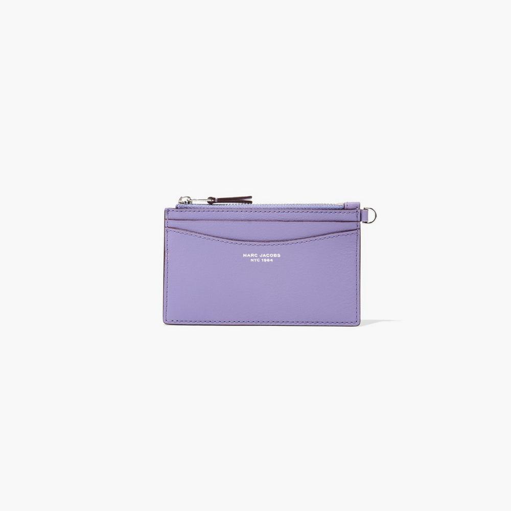 Marc Jacobs Slim 84 Top Zip Wristlet Women's Small Wallets Daybreak Purple  Australia |  IJW-094761