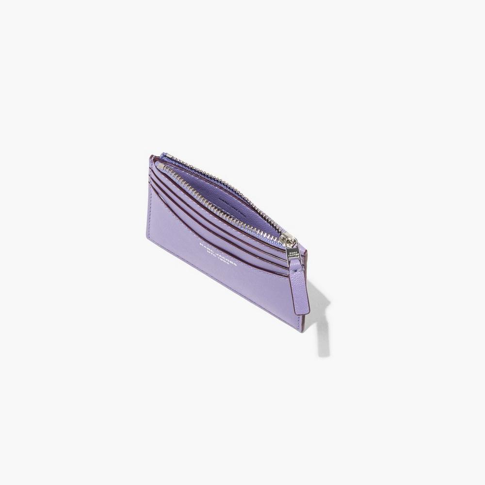 Marc Jacobs Slim 84 Top Zip Wristlet Women's Small Wallets Daybreak Purple  Australia |  IJW-094761