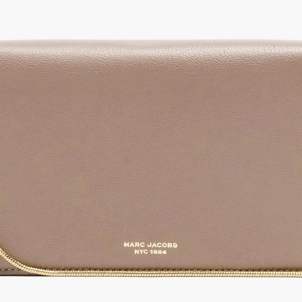 Marc Jacobs Slim 84 Women's Small Wallets Cement Brown  Australia |  BJM-025843