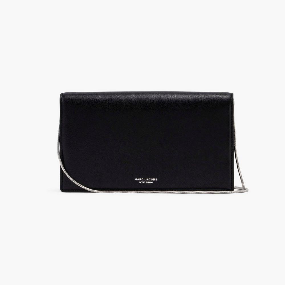 Marc Jacobs Slim 84 Women\'s Small Wallets Black  Australia |  SAX-016257