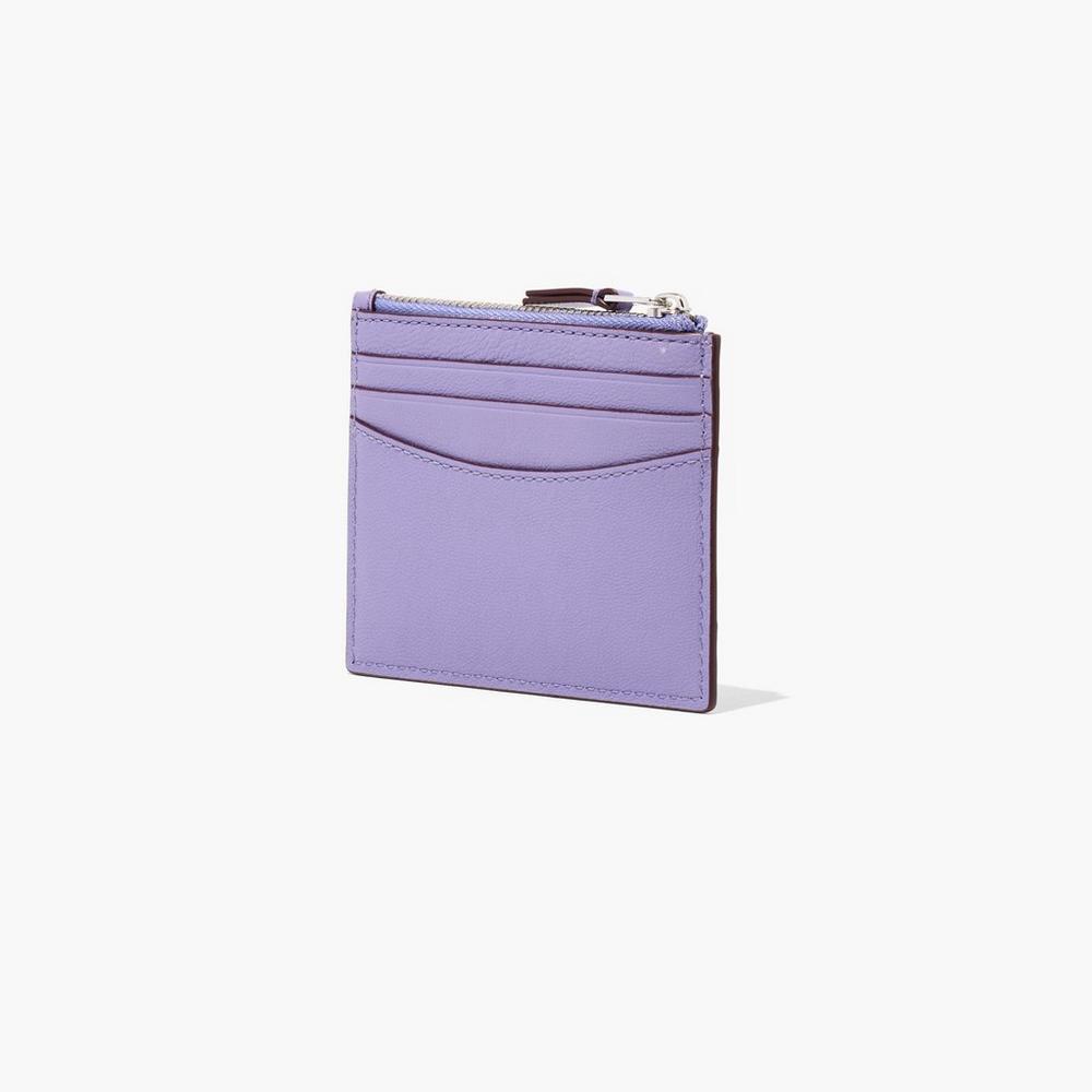 Marc Jacobs Slim 84 Zip Women's Card Case Daybreak Purple  Australia |  FAZ-316925