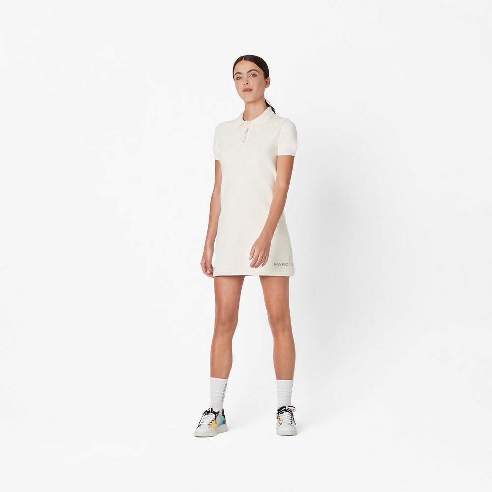 Marc Jacobs Tennis Women's Dress White  Australia |  FCS-573219