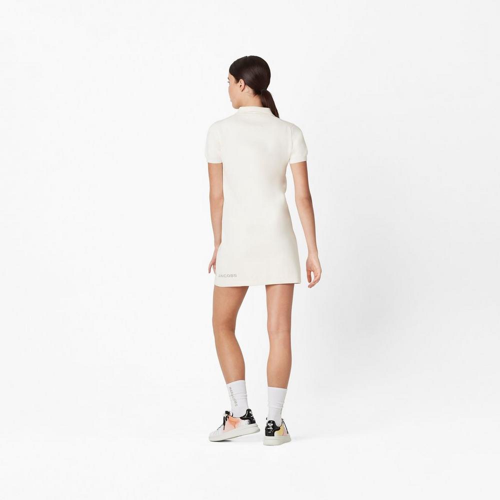 Marc Jacobs Tennis Women's Dress White  Australia |  FCS-573219