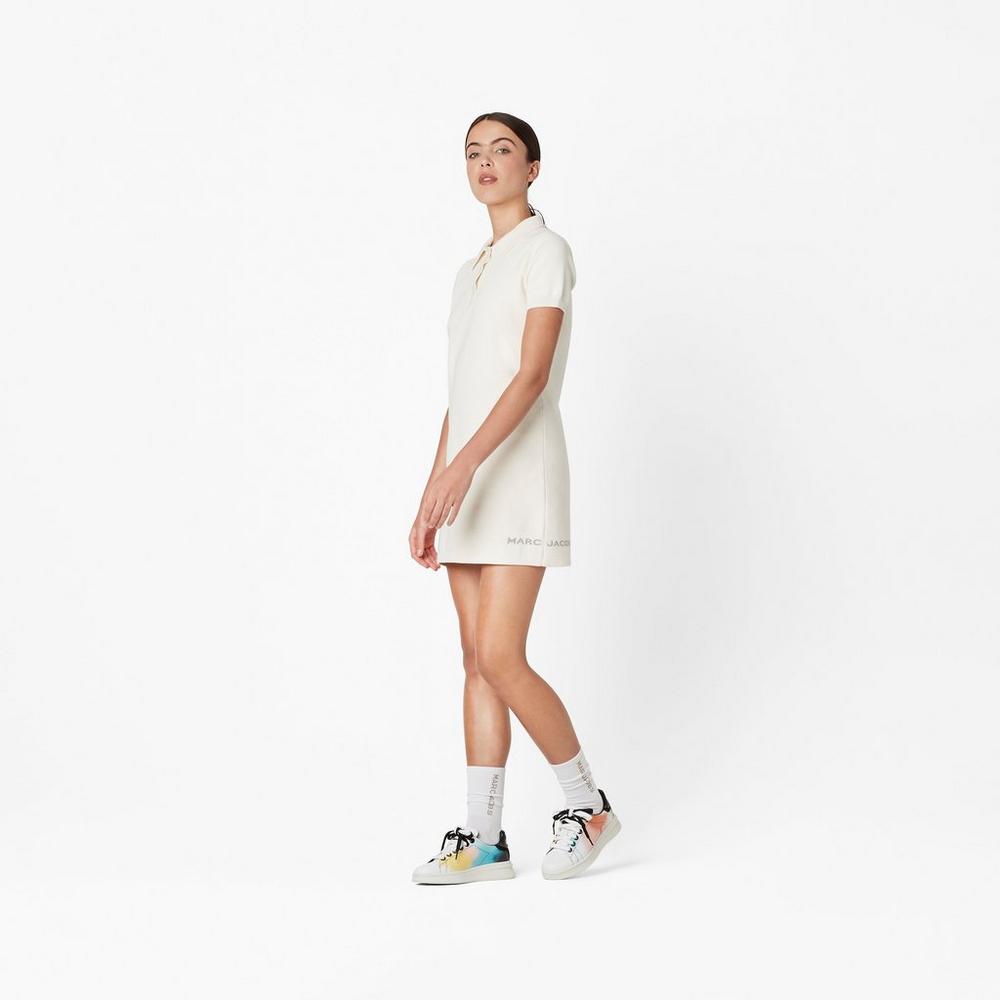 Marc Jacobs Tennis Women's Dress White  Australia |  FCS-573219