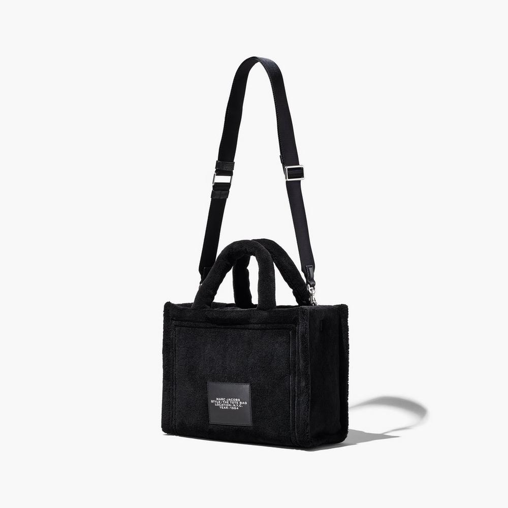 Marc Jacobs Terry Medium Women's Tote Bag Black  Australia |  WLZ-950183