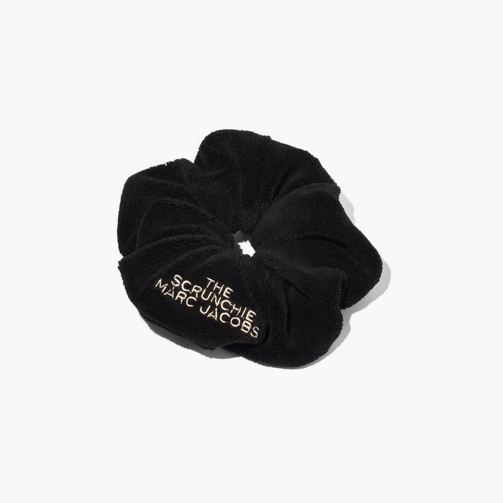 Marc Jacobs Terry Scrunchie Women's Hair Accessories Black  Australia |  TPI-615794