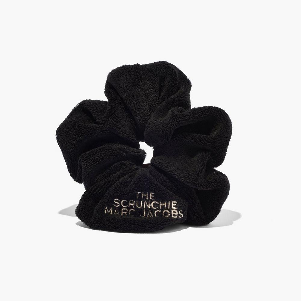 Marc Jacobs Terry Scrunchie Women\'s Hair Accessories Black  Australia |  TPI-615794