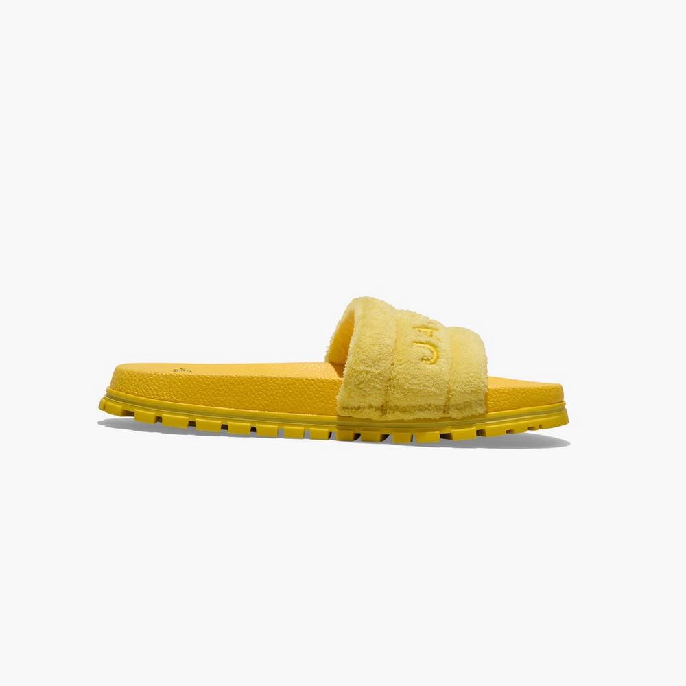 Marc Jacobs Terry Women's Slide Golden Yellow  Australia |  VMN-930574