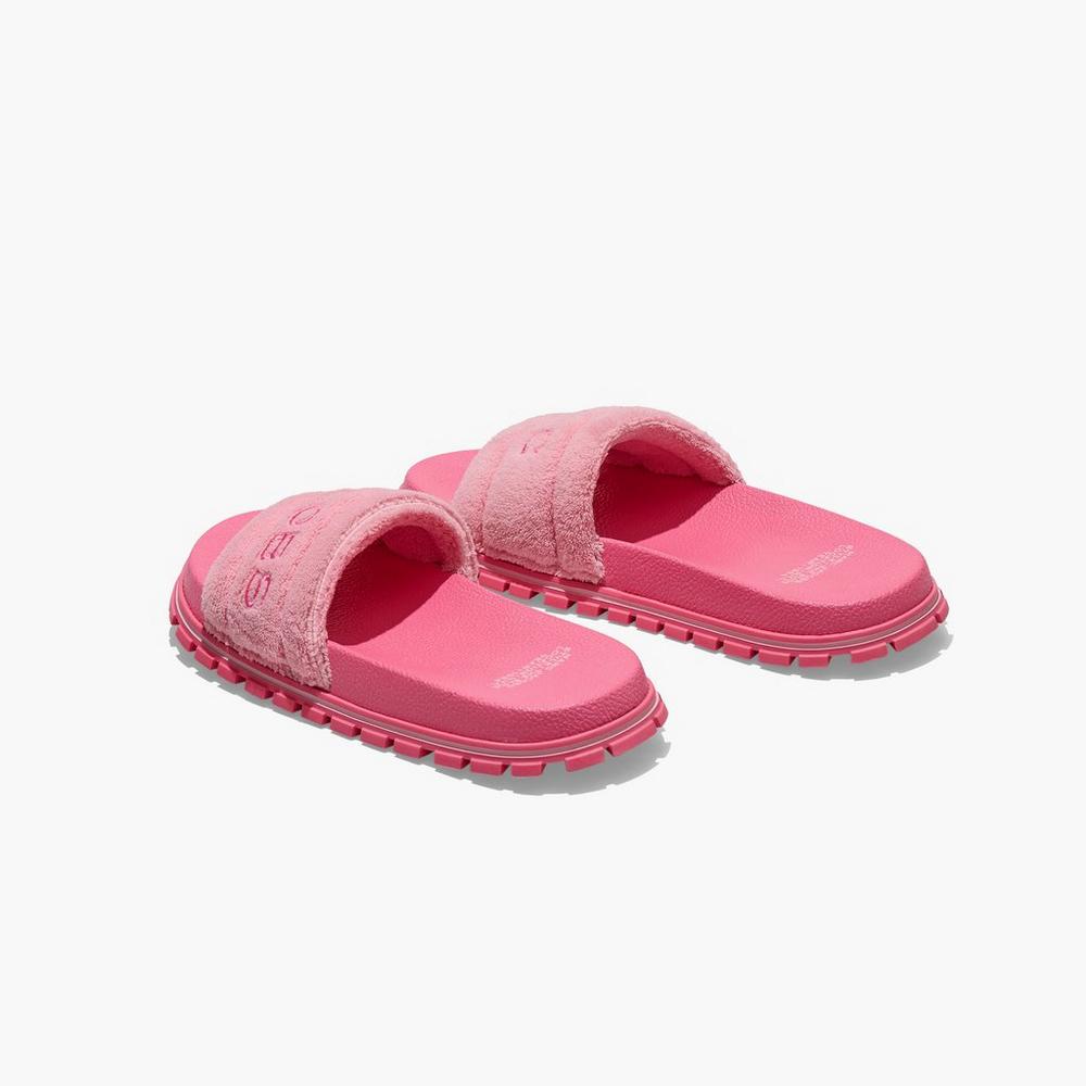 Marc Jacobs Terry Women's Slide Quartz Pink  Australia |  CJT-163408