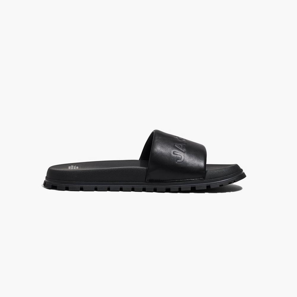 Marc Jacobs The Women's Slide Black  Australia |  PET-038142