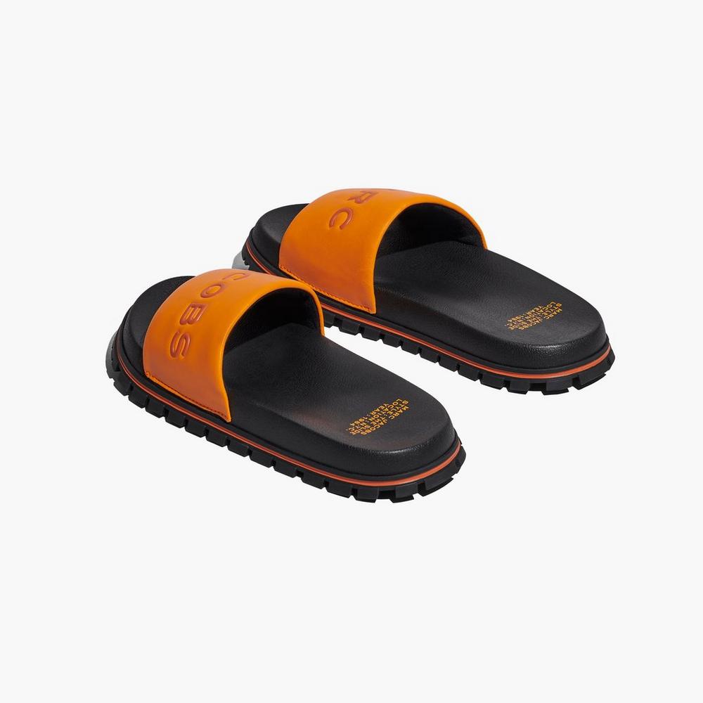 Marc Jacobs The Women's Slide Darkorange  Australia |  FDC-725341