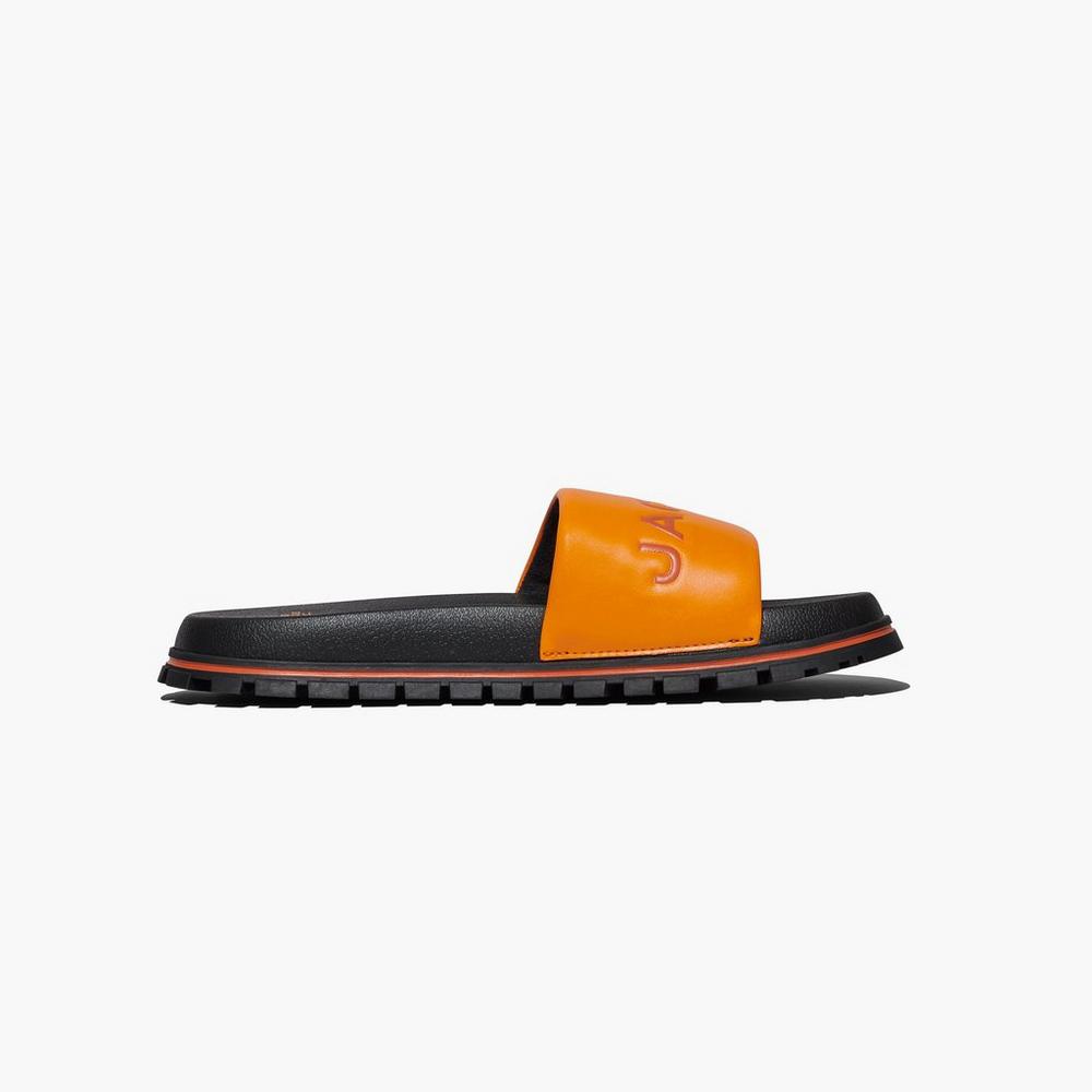 Marc Jacobs The Women's Slide Darkorange  Australia |  FDC-725341