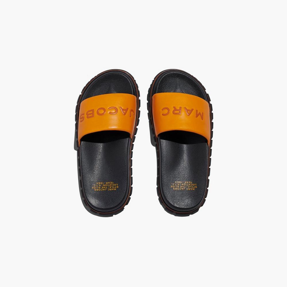 Marc Jacobs The Women's Slide Darkorange  Australia |  FDC-725341