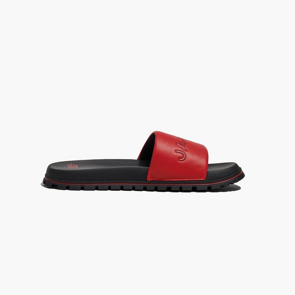 Marc Jacobs The Women's Slide Red  Australia |  PCG-853071