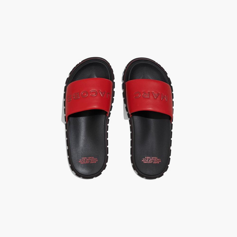 Marc Jacobs The Women's Slide Red  Australia |  PCG-853071