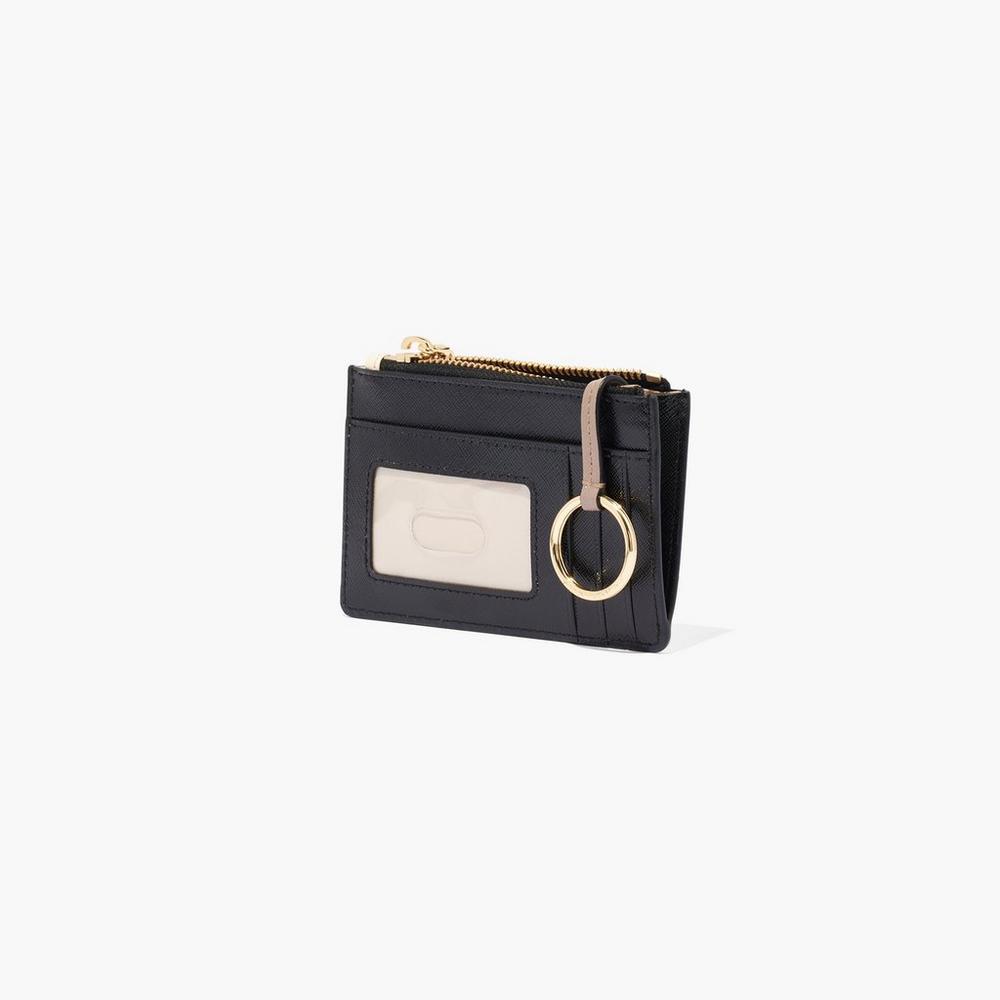 Marc Jacobs Top Zip Multi Wallet Women's Snapshot New Cloud White Multicolor  Australia |  DOM-583716