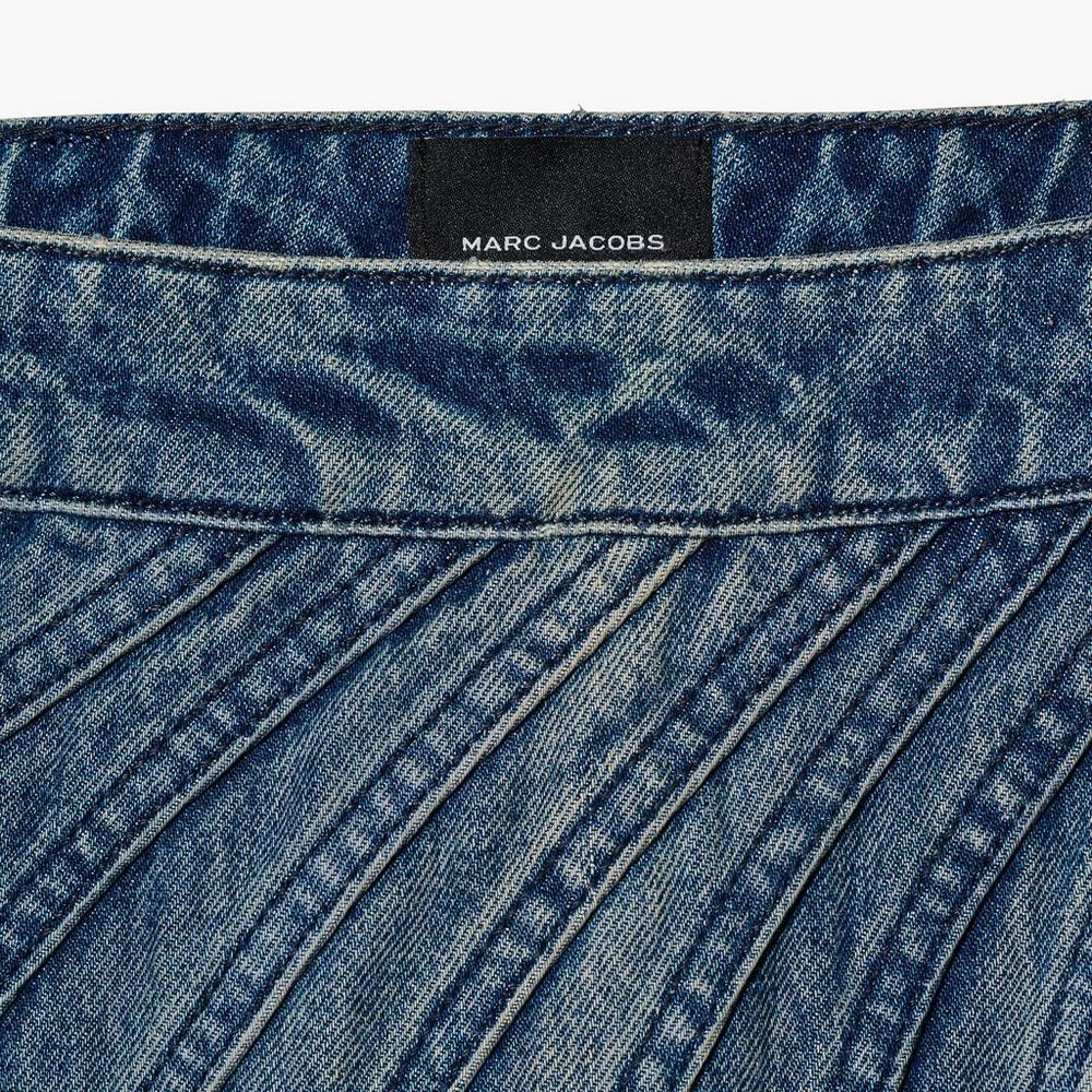 Marc Jacobs Wave Denim Women's Skirt Swell Denim Blue  Australia |  VIB-761942