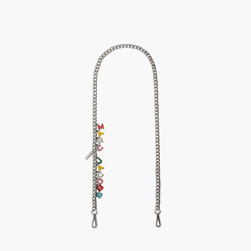 Marc Jacobs Charm Chain Crossbody Women's Strap Multicolor / Nickel Australia | MBR-654312